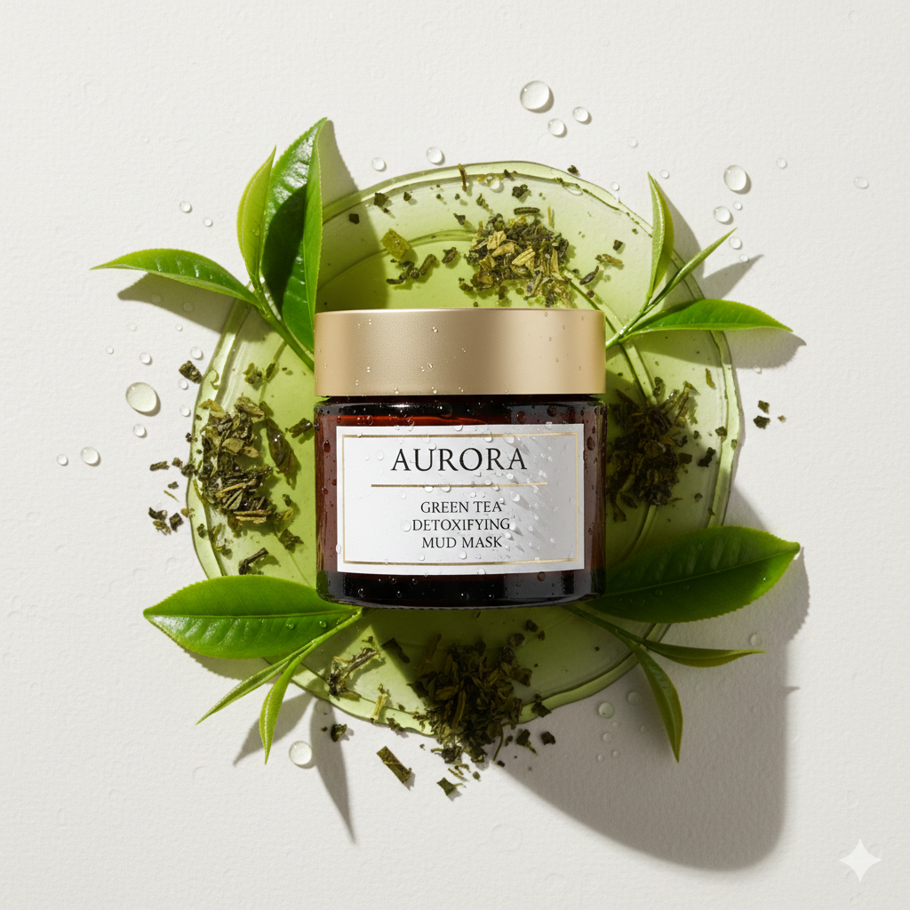 Green Tea Mud Mask – Deep Cleansing & Oil Control (2PCS / 3PCS)